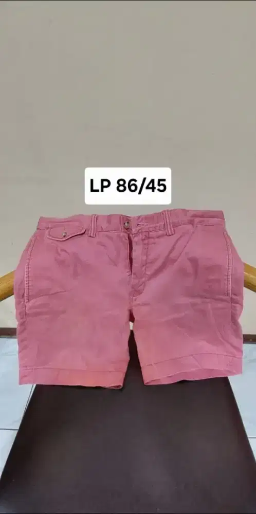 Celana pink unisex POLO RALPH LAUREN, LP 86 panjang 45