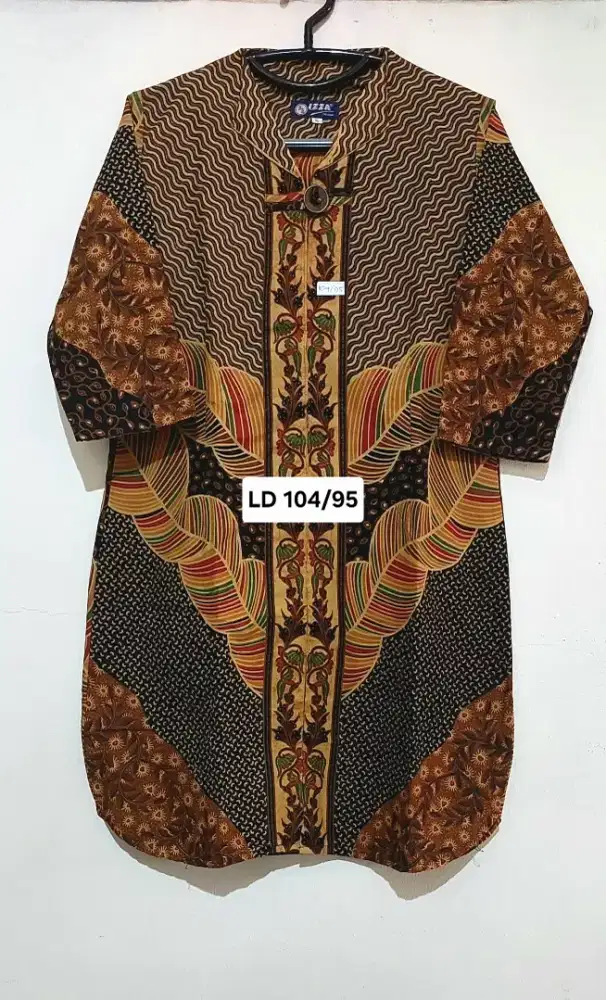 3 pcs Dress batik wanita, size M fit L