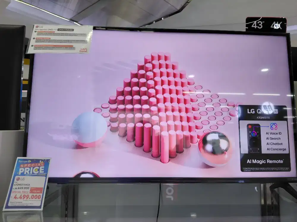 PROMO TELEVISI LG 43inc QNED