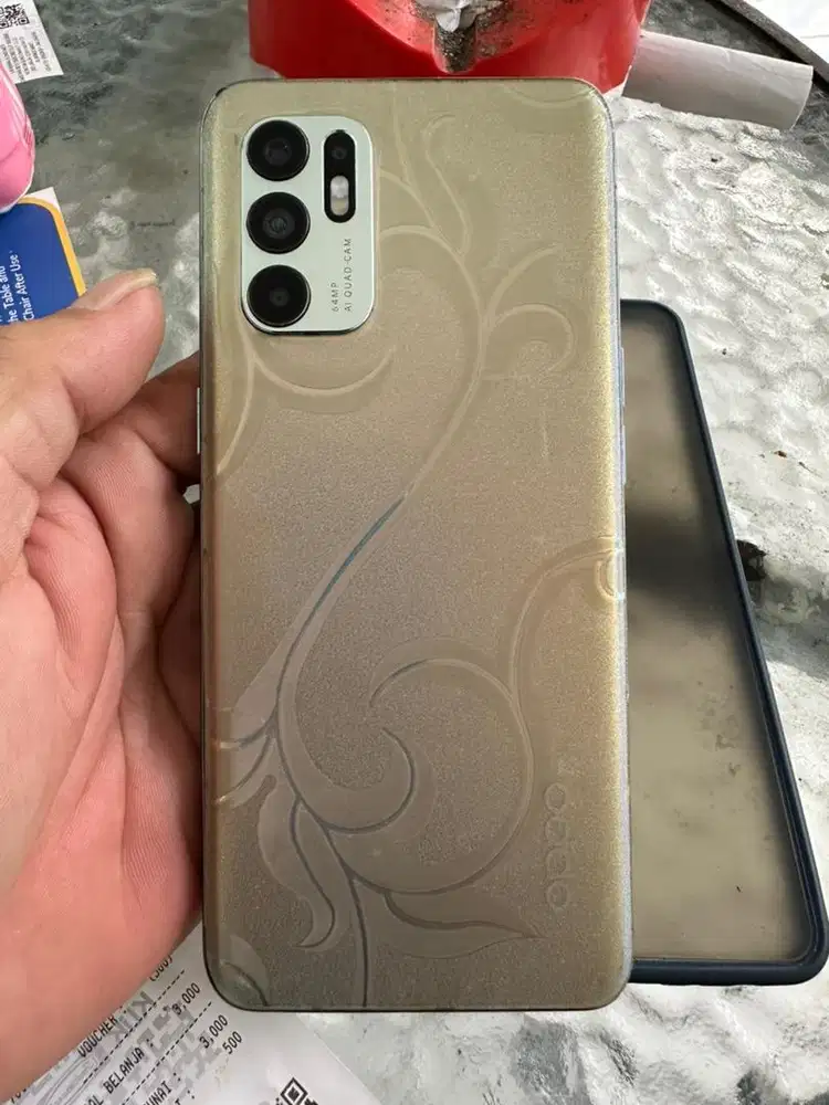 Oppo Reno 6 NFC 8+8GB 128GB Snapdragon 720G Normal Semua Segel BS TT