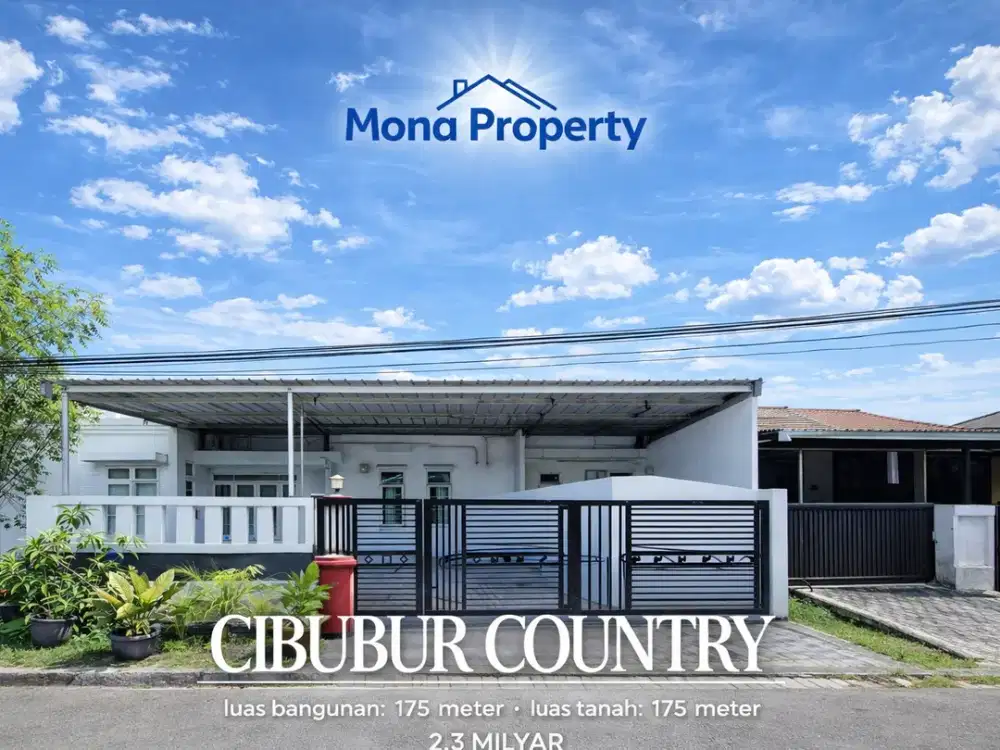 dijual rumah di Cibubur country