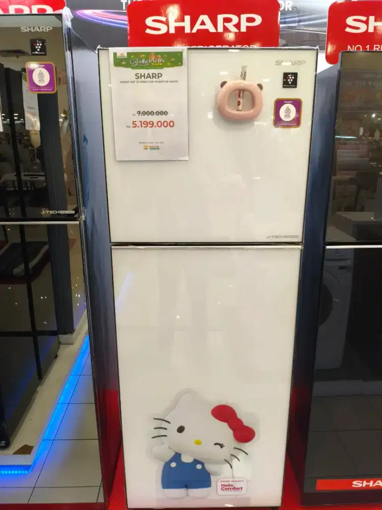 KULKAS SHARP SJ-426GIGW INVERTER (WHITE)
