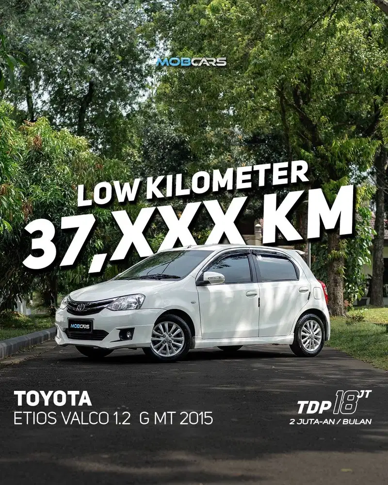 TOYOTA ETIOS VALCO 1.2 G MT 2015 PUTIH MANUAL