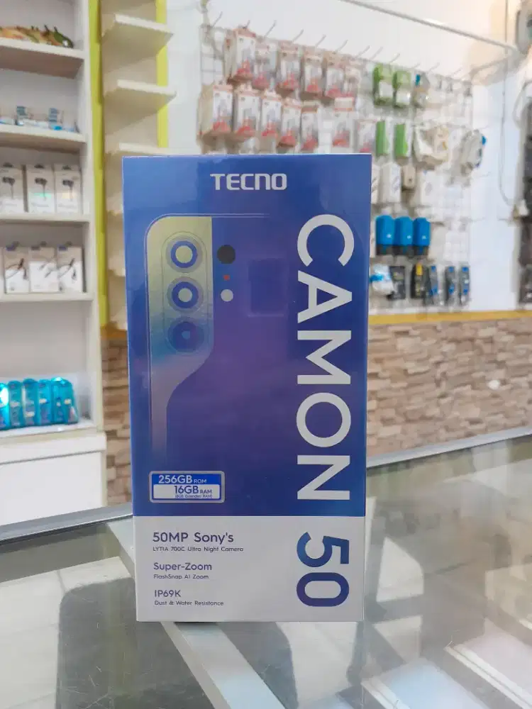Tecno camon 50 8/256 Promo+ bonus cash & credit garansi resmi 100%