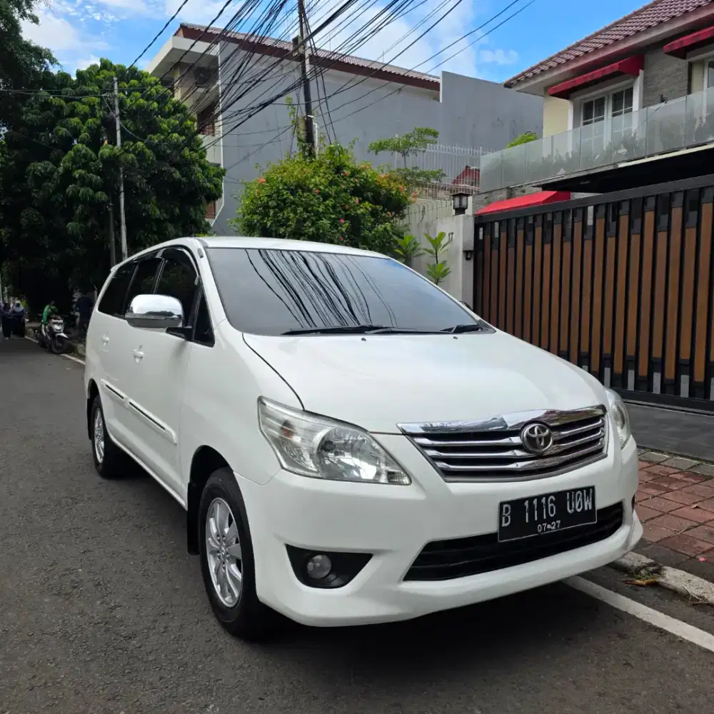 Tangan 1 Dr Baru!! Luarr Biasa Bagus. Toyota Innova DIESEL AT Putih