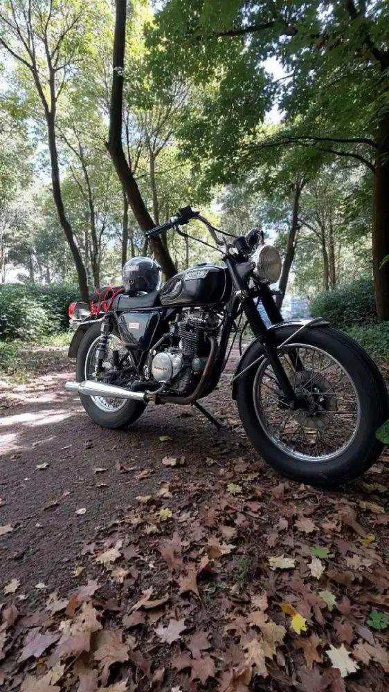 Kawasaki Binter Merzy Kz200 Custom British