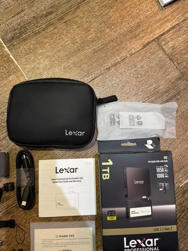 Lexar SSD SL400 1TB + HUB Type C 1050MB/s Original