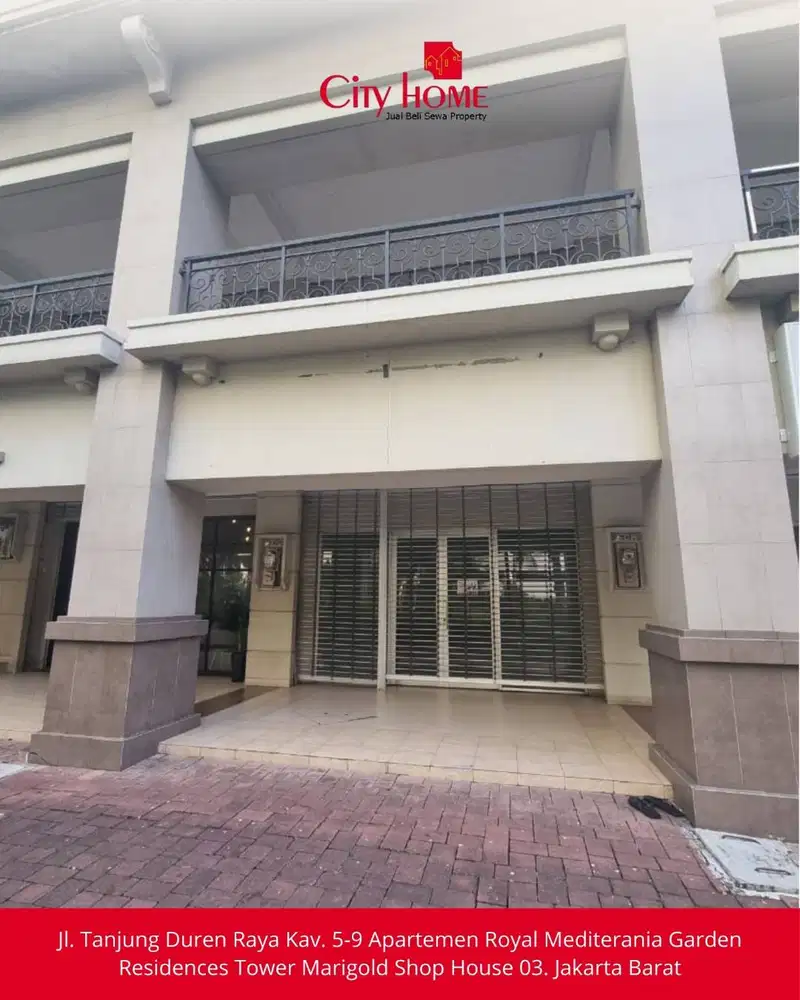 For SALE!! Ruko 4 Lantai 300m² Central Park, Lokasi Premium!