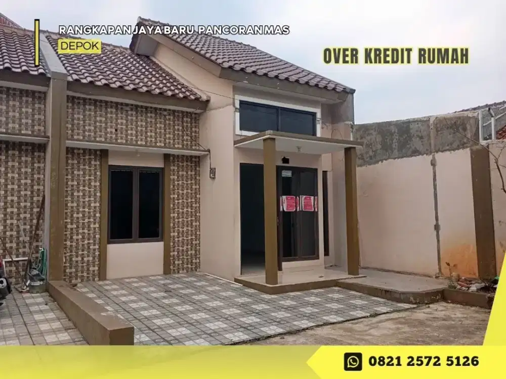 Jual Over Kredit 85JT dkt Tol Sawangan di Cluster De Sulhan Residence