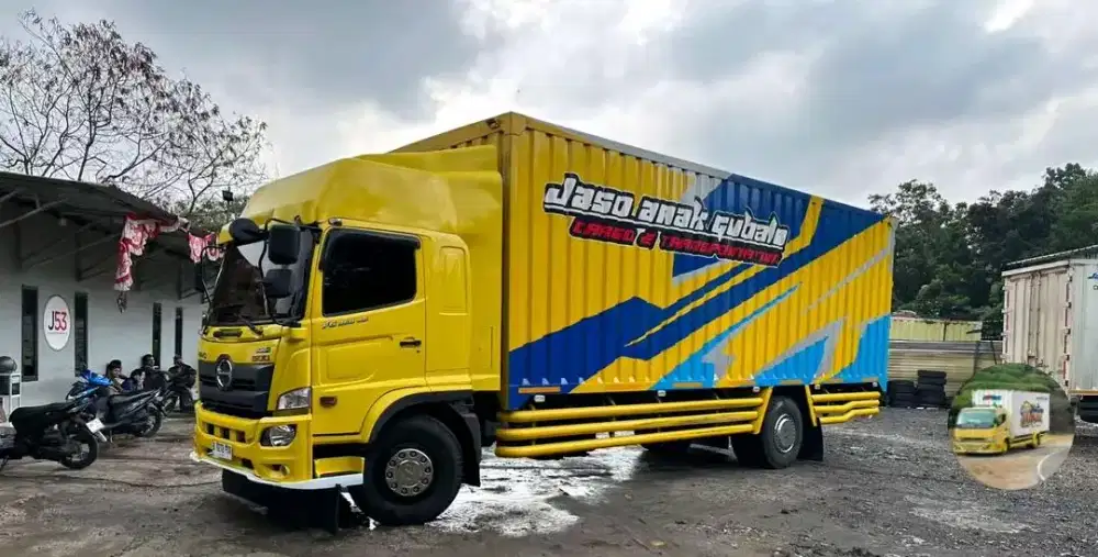 Hino fg 260 js Super Long bok besi tahun 2024 engkel long