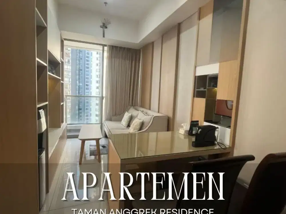 DIJUAL CEPAT APARTEMEN TAMAN ANGGREK RESIDENCE TOWER FRAGRANT 3BR FURNISHED JAKARTA BARAT