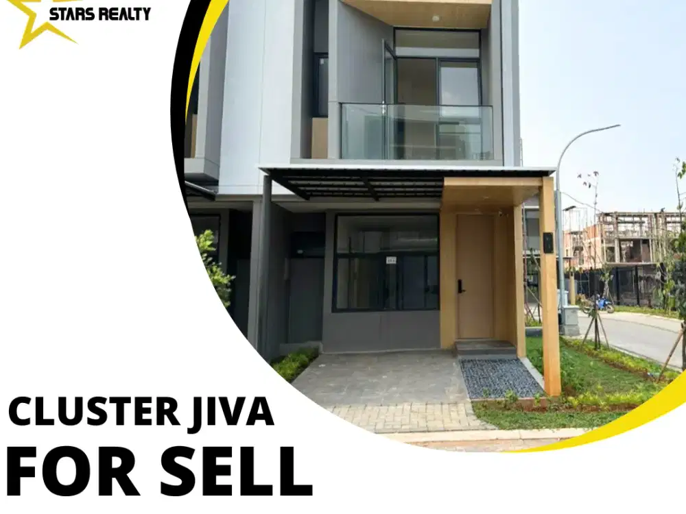 Dijual Rumah Modern Cluster Jiva Tanakayu Hook BSD City