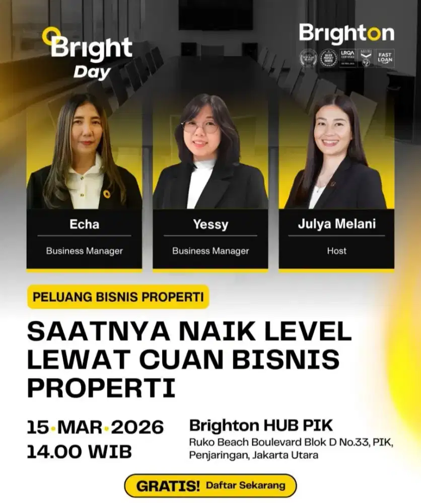 Lowongan Mitra Bisnis ( Agen Property)