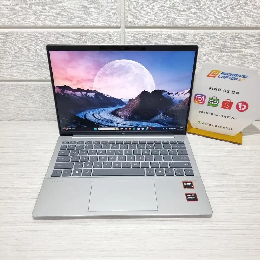 Laptop HP Pavilion Aero 13 BG0777AU RYZEN 7-8840U 16GB/1TB GARANSI ON