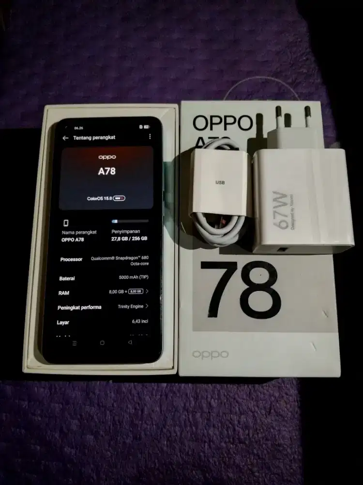 Oppo a78 telepon seluler