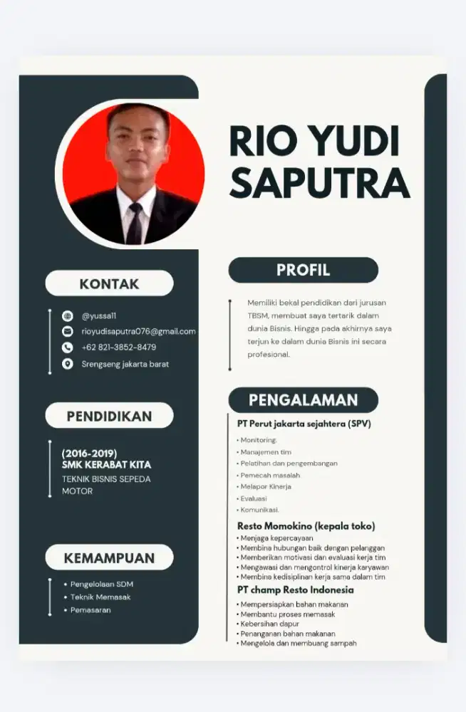 Info loker daerah tanggerang
