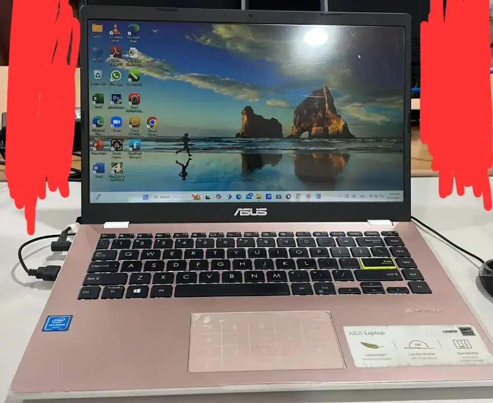 Laptop asus e410m seken bekas