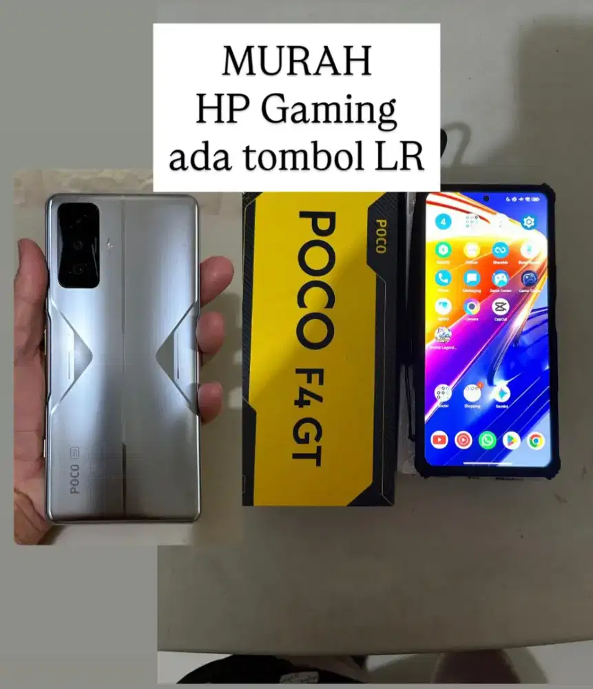 TT BT POCO F4 GT 12/256 Gaming Tombol LR