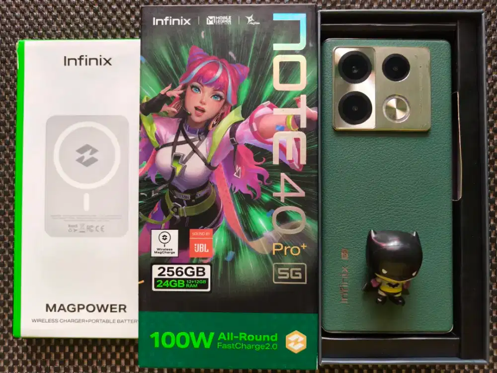 infinix note 40 pro plus 5g 12/256 fullset
