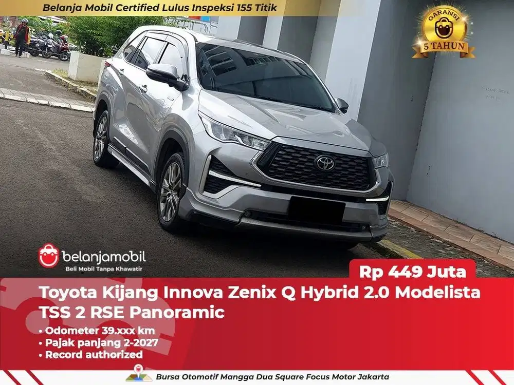 [ PAJAK PANJANG ] Toyota Innova Zenix Q Hybrid Modelista TSS 2023/2024