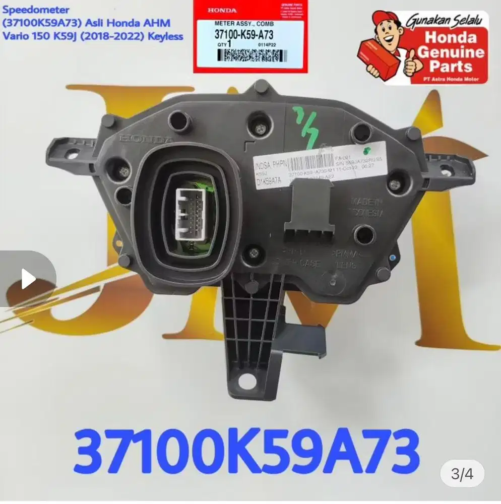 SPEEDOMETER VARIO ASSY 150 KEYLESS ORIGINAL HONDA AHM