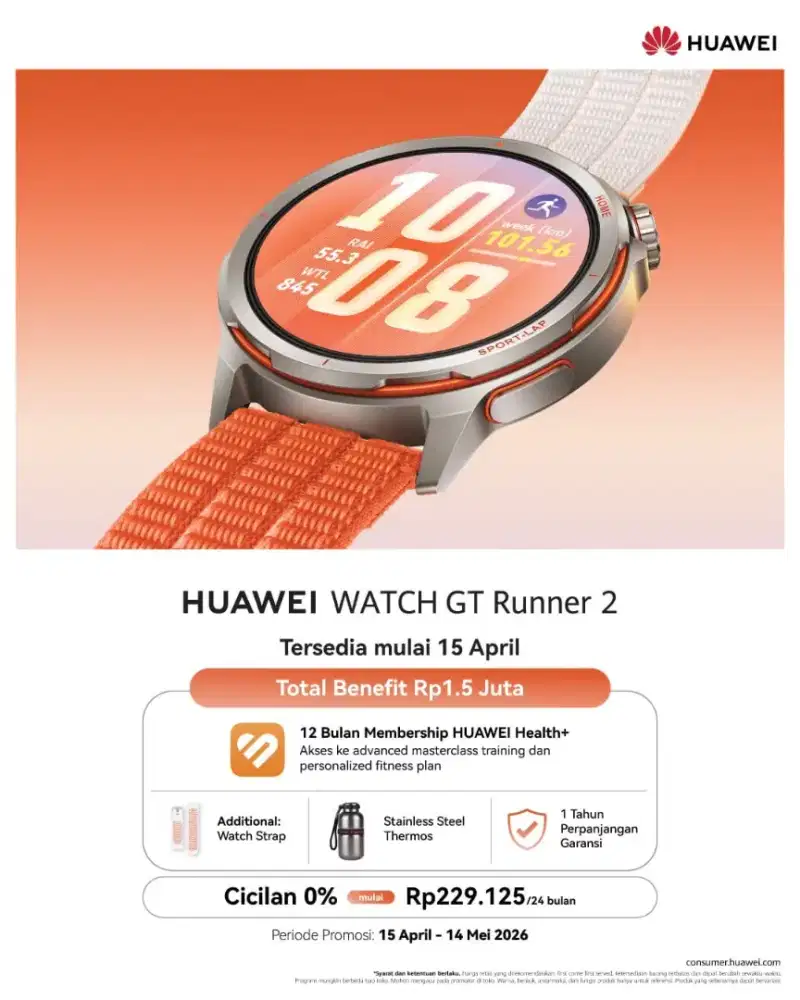 Huawei Watch GT Runner 2 || Smartwatch || 14 Days