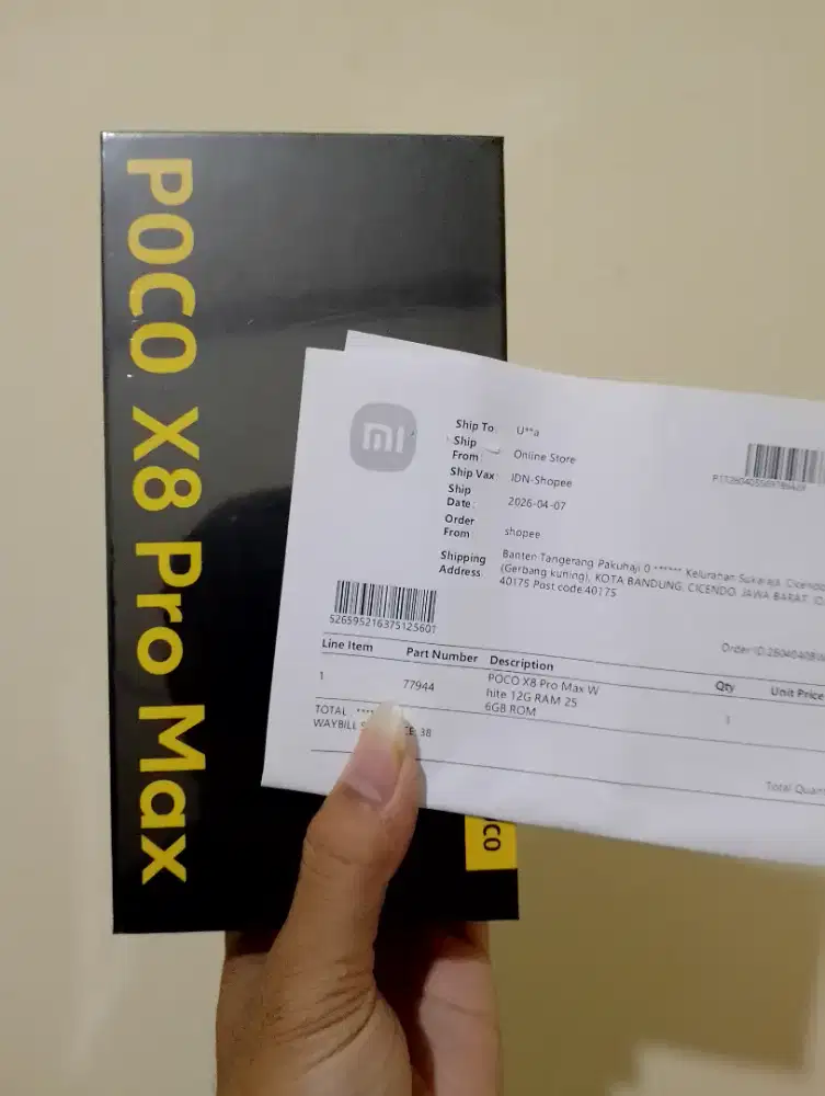 Poco X8 Pro Max 12/256 Baru/New/Segel Termurah