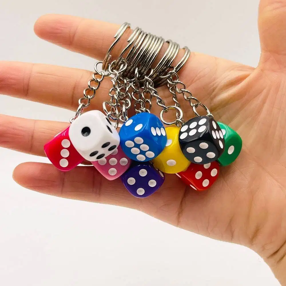 Gantungan Kunci Dadu Akrilik HGK100