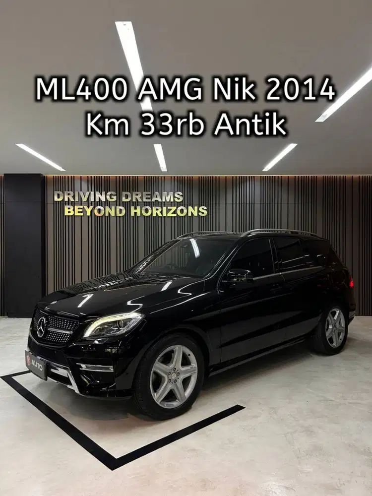 Mercedes Benz ML400 AT 2014 Hitam Mercy Km33rb DK1071ADZ