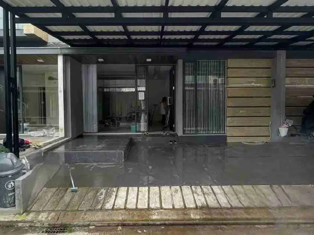 BISA SEWA 6 BULAN RUMAH SEMI FURNISH 2,5 LANTAI KAMAR 4 DI CLUSTER AGATE FIRST STONE