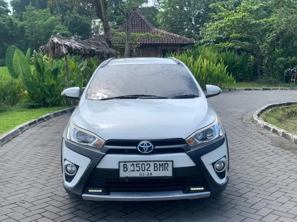TOYOTA YARIS TRD S HEYKERS MATIC PUTIH•LOW KM 62RB RECORD•BEBAS LAKA