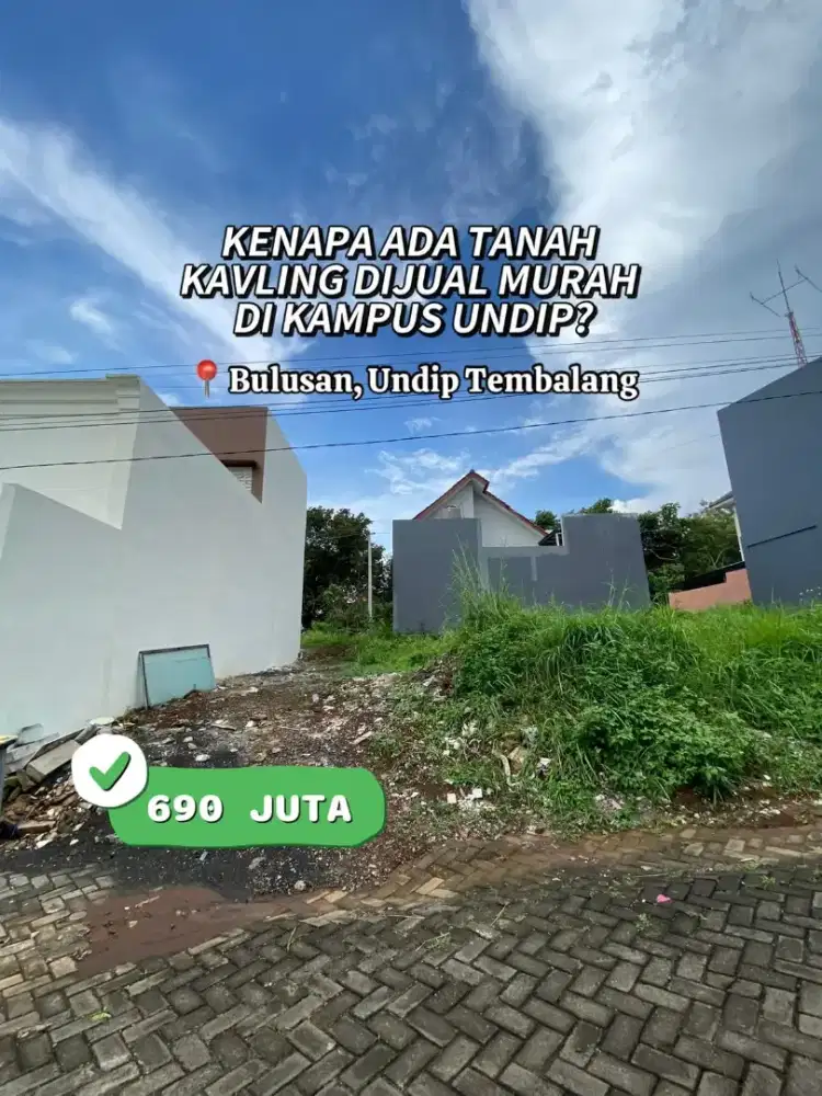 Tanah undip tembalang luas 117