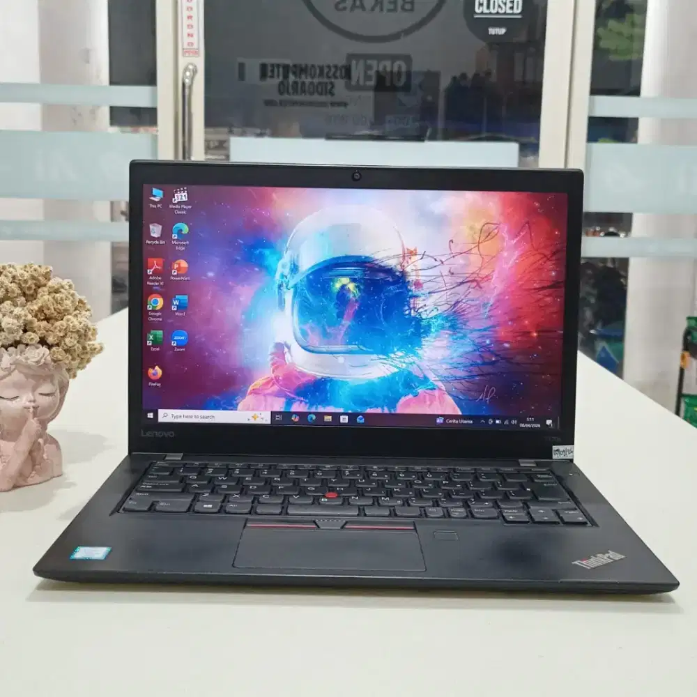 Laptop bekas Lenovo Thinkpad T470s Ram 8 GB, intel Core i5-Gen7