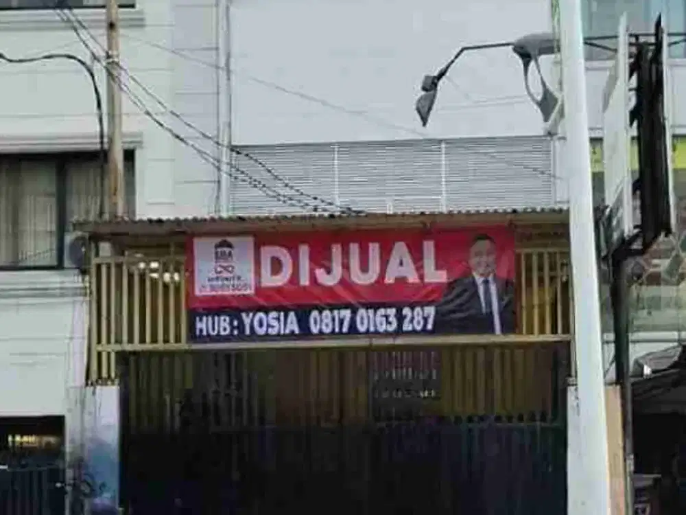 Jual Murah !!  1 Ruko 4 Lantai Strategis Jalan Raya  Mangga Dua Dekat Kota Jakarta Pusat