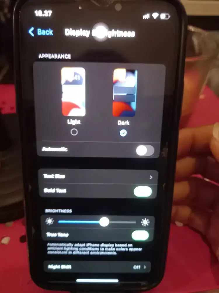 Iphone x black murah