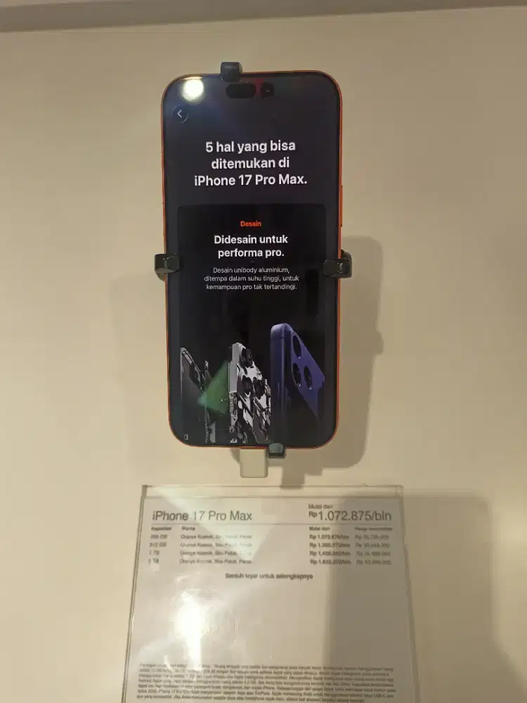 IPHONE 17 PROMAX CICILAN 0% 12 BULAN TANPA DP