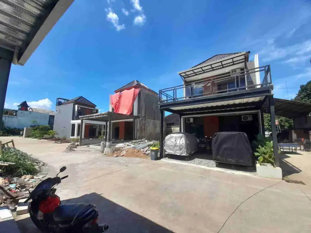 Hunian asri dlm cluster lokasi strategis pinggir jalan raya utama jatiwarna ke tol JORR jatiwarna 5menit Akses 2mobil lebar