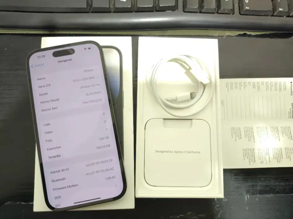 SECOND IPHONE 14 PRO 128GB EX IBOX