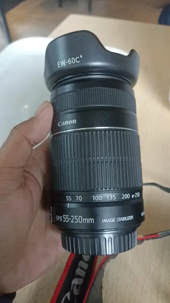 Lensa Zoom Telescopic Canon 55-250mm Original
