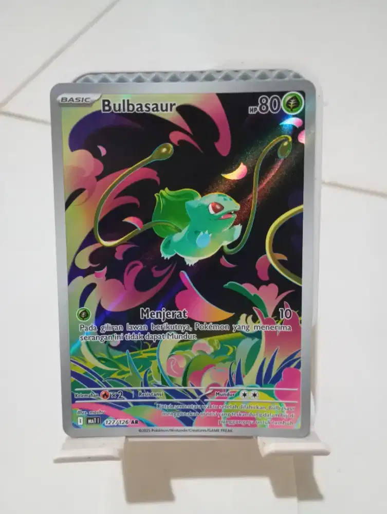 KARTU POKEMON BULBASAUR AR