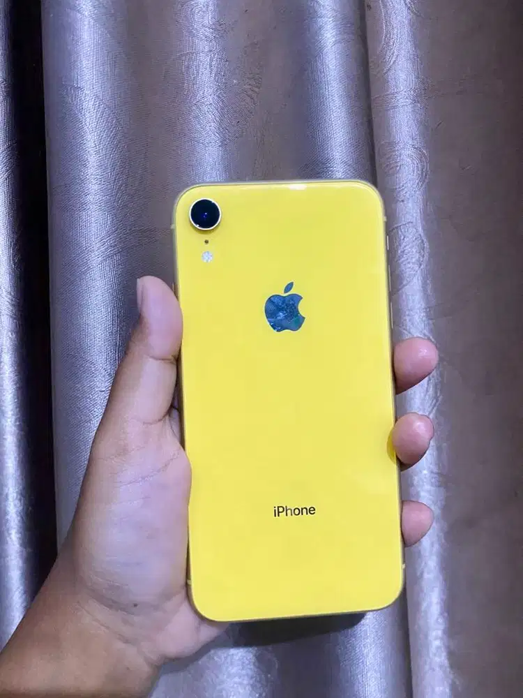 Iphone xr 64gb ( hp + dus + kepala charger + softcase )