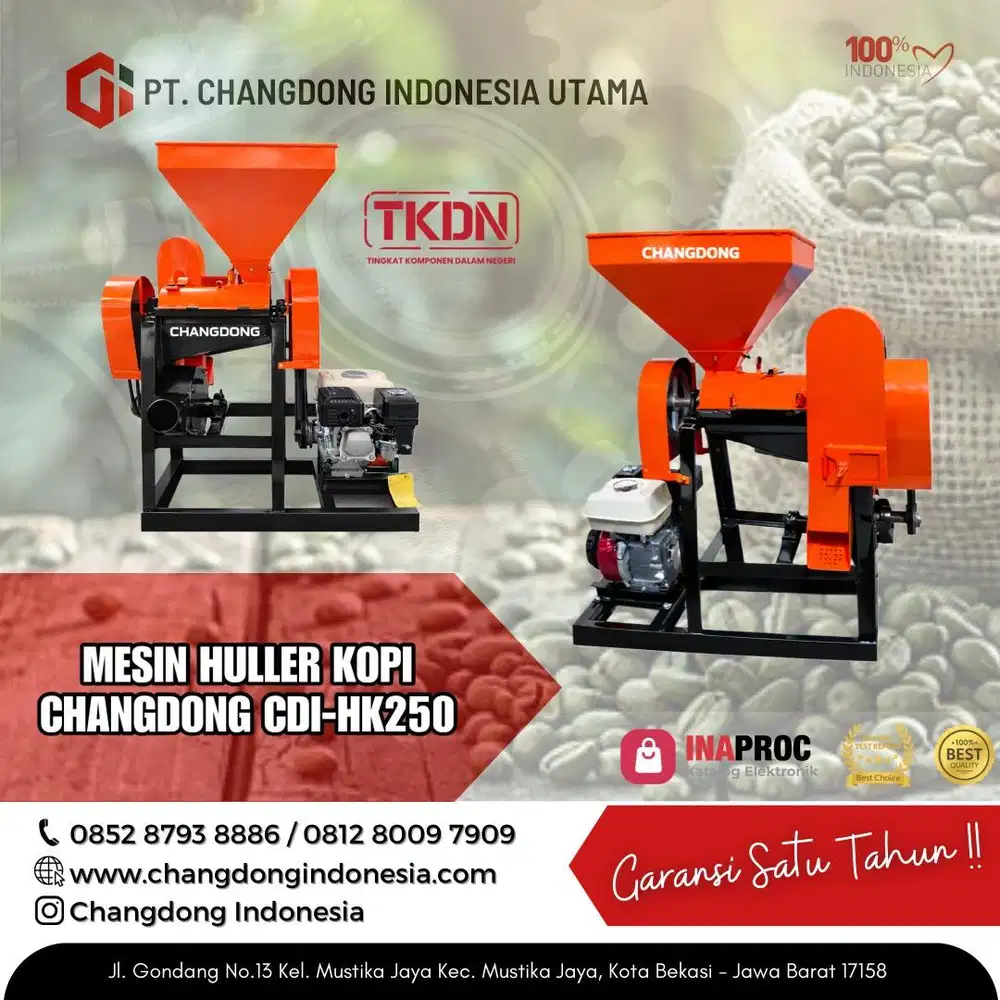 Mesin Huller Kopi CHANGDONG