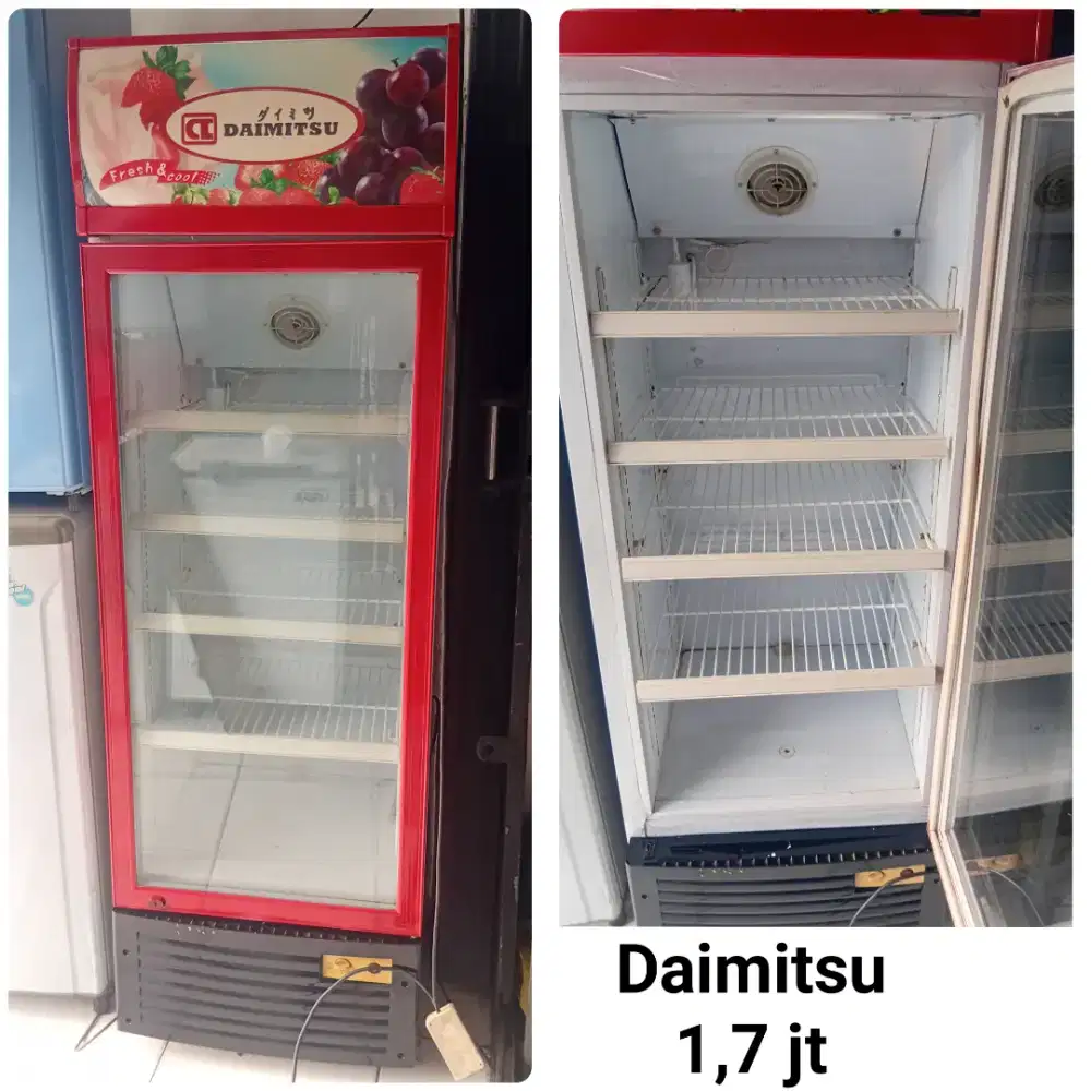 Showcase DAIMITSU bekas bergaransi