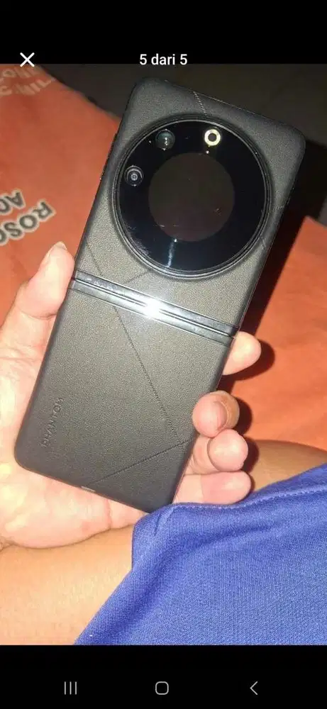 Tecno phantom v flip second original resmi kondisi mulus 98%