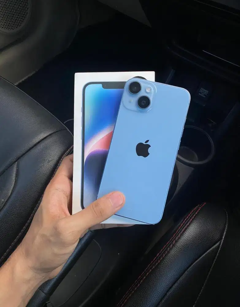 iPhone 14 iBox 128GB - BH 100% Garansi On (Biru/Blue)