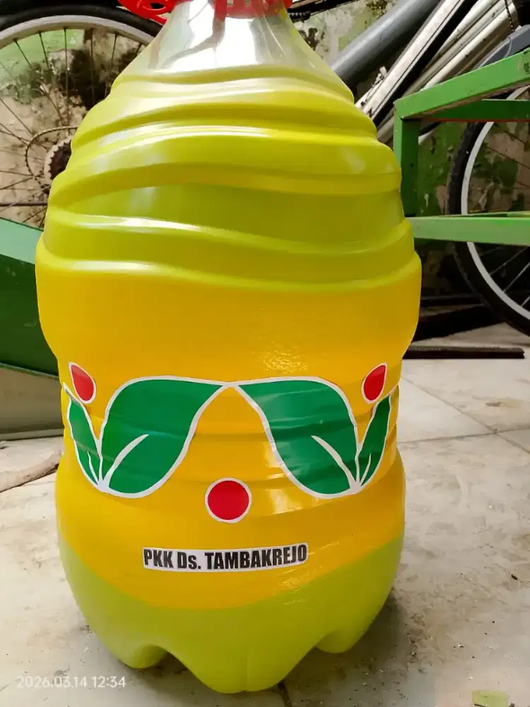 Homemade Pot Bunga dan Bak Sampah Kreatif Galon Bekas 15L