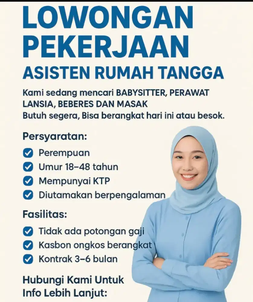 LOWONGAN KERJA ART BABY SISTER