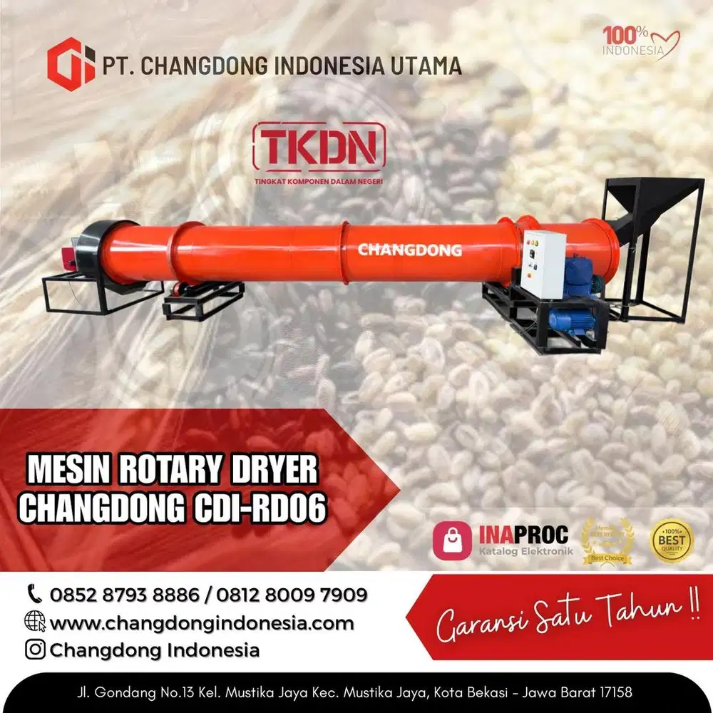 Mesin Rotary Dryer CHANGDONG