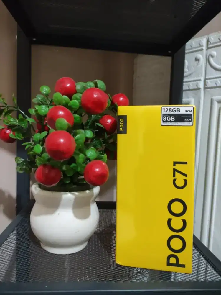 POCO C71 4/128 BARU SEGEL BNIB NOREPACK GARANSI RESMI