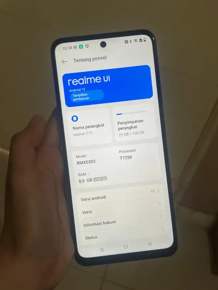 REALME C71 RAM 8+16/128GB NORMAL ORIGINAL